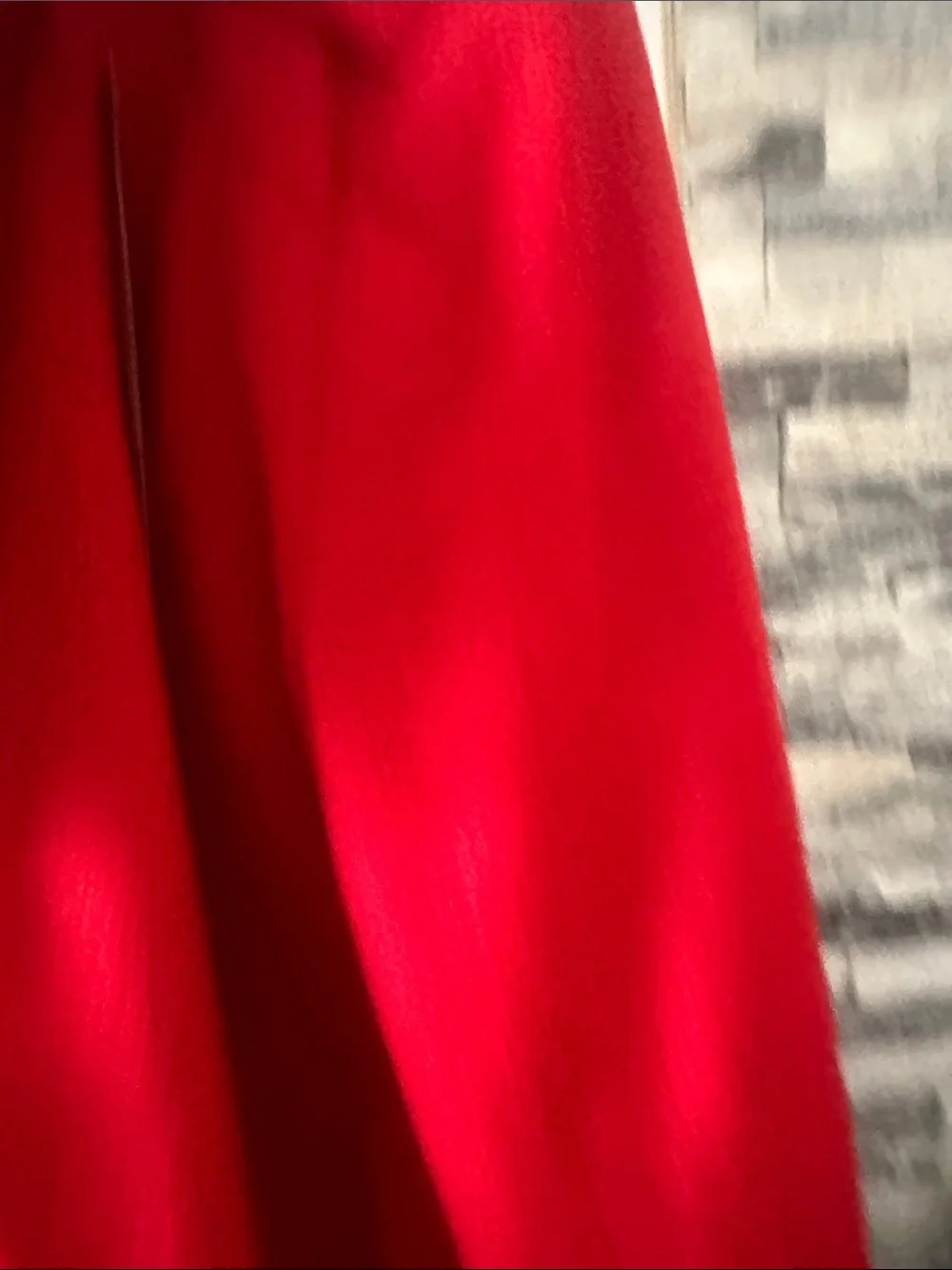 French Connection Red Asymmetrical Zip Pea Coat needs a bit of tlc
